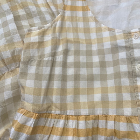 Madewell Button-Front Tiered Mini Dress - Picture 6 of 7